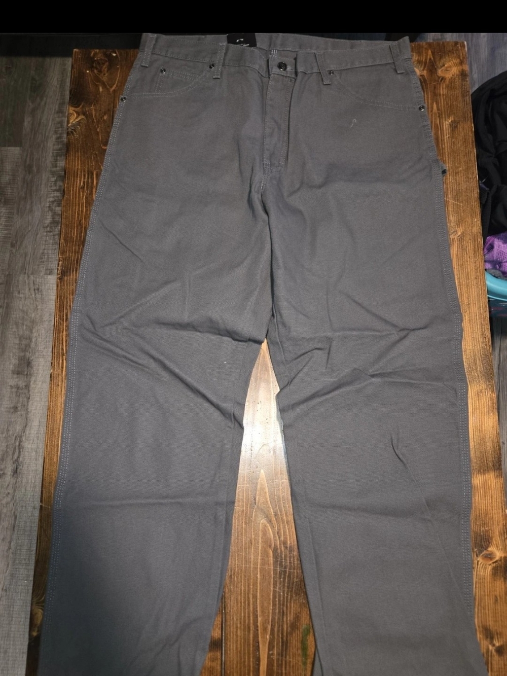 Dickies Relaxed Fit Men's Jeans in Charcoal Gray Carpenter 37x32